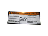 1703948 Decal, Warning Crushing (Can) | JLG